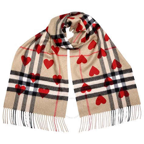 burberry scarf hearts|traditional burberry scarf.